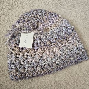 HANDMADE OOAK  Hat Toque Multicolor Crochet Beanie - Soft Pastel Blend